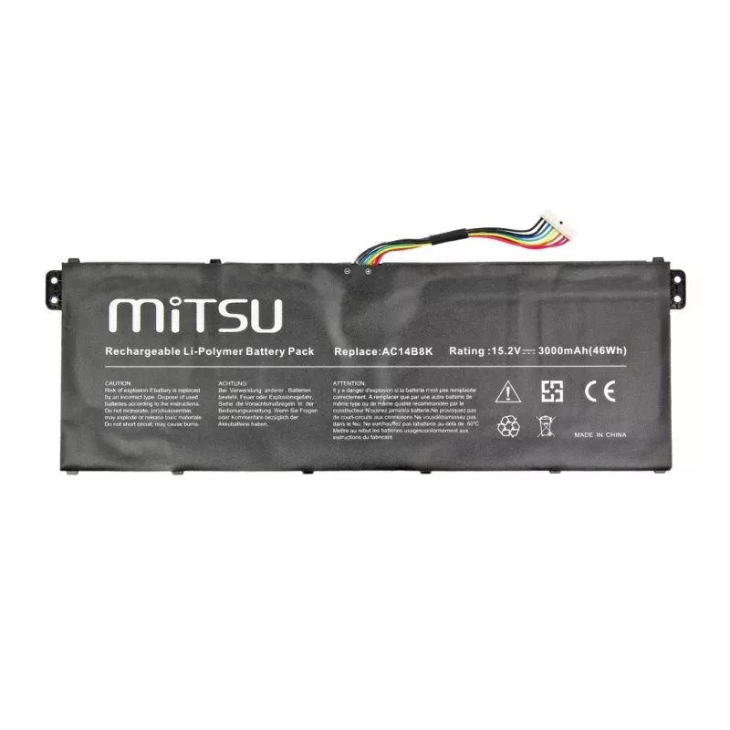 Bateria MITSU BC/AC-E3 do laptopów Acer 2200 mAh 33 Wh 15,2 V