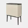 Brabantia Bo Touch Bin 34 L 2 kosze Beżowy Szerokość 540 mm Głębokość 312 mm Wysokość 680 mm