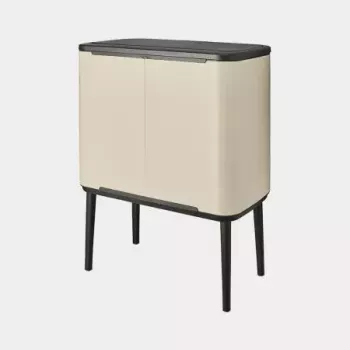 Brabantia Bo Touch Bin 34 L 2 kosze Beżowy Szerokość 540 mm Głębokość 312 mm Wysokość 680 mm