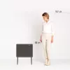Brabantia Bo Touch Bin 34 L 2 kosze Beżowy Szerokość 540 mm Głębokość 312 mm Wysokość 680 mm