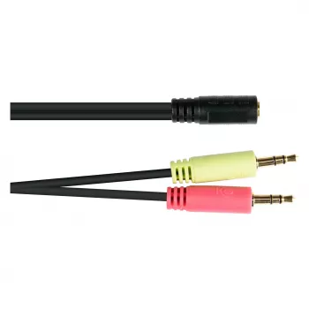 Good Connections Headsetadapter jack 3,5mm CTIA Pin-Bel.