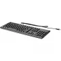 Klawiatura USB HP do komputera PC, pełnowymiarowa, przewodowa USB, czarna QY776AA#ABE