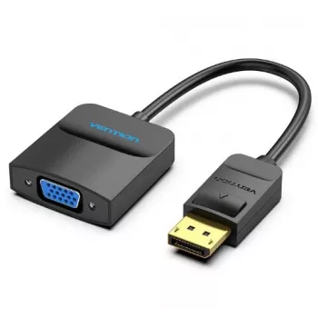 Adapter we/wy DP na VGA / 0.15M Czarny Hbfbb Vention