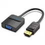 Adapter we/wy DP na VGA / 0.15M Czarny Hbfbb Vention