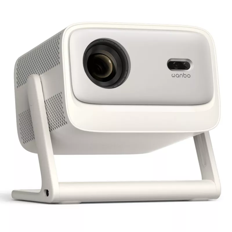 Xiaomi Wanbo Vali 1 Pro, Beżowy, 900 Ansi Lumenów, Google TV, Full HD, GIMBAL 200°