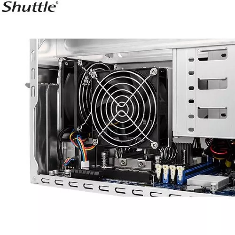 Shuttle PCB-SB860R811 SB860R8 XPC Cube Barebone, S-1851, Intel B860, 4x DDR5, Xe Graphics, 500W, czarny