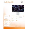 Monitor Apple Studio Display XDR ze szkłem Nano-texture, stojak z regulacją pochylenia i wysokości