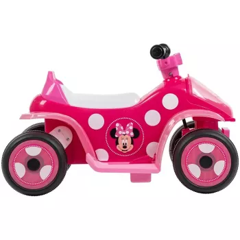 Elektryczny quad do jazdy dla dzieci HUFFY Minnie mysz Model 19073W, zasilany bateriami quad dziecięcy