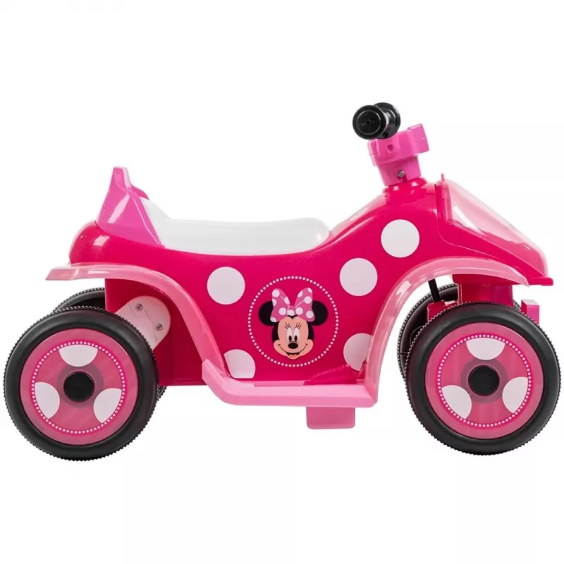 Elektryczny quad do jazdy dla dzieci HUFFY Minnie mysz Model 19073W, zasilany bateriami quad dziecięcy