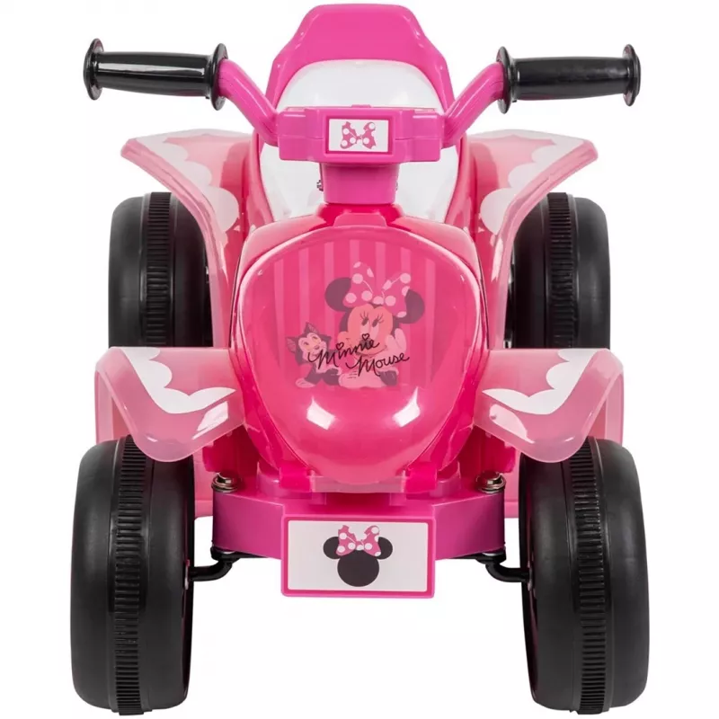Elektryczny quad do jazdy dla dzieci HUFFY Minnie mysz Model 19073W, zasilany bateriami quad dziecięcy