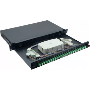 Szafa rack Helos 375555 1U Czarna