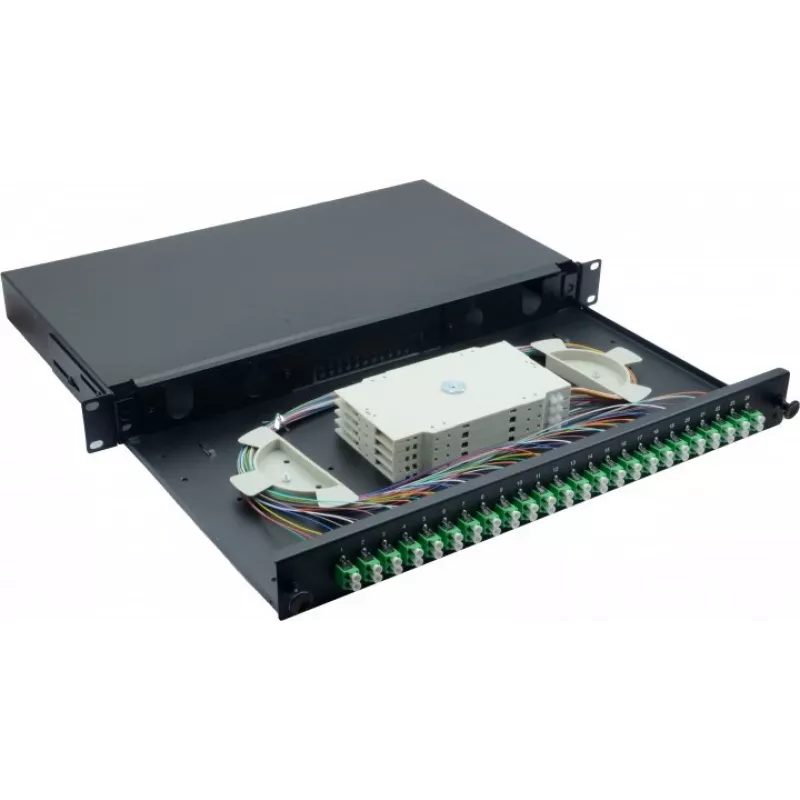 Szafa rack Helos 375555 1U Czarna