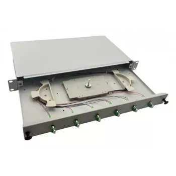 Helos 375550 rack cabinet 1U szary