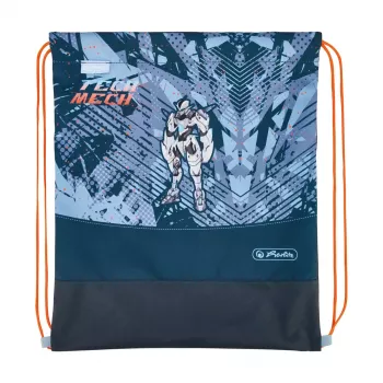 School bag set HERLITZ Loop Plus TechMech for boys — polyester, includes school bag, sport bag, pencil case, pencil pouch