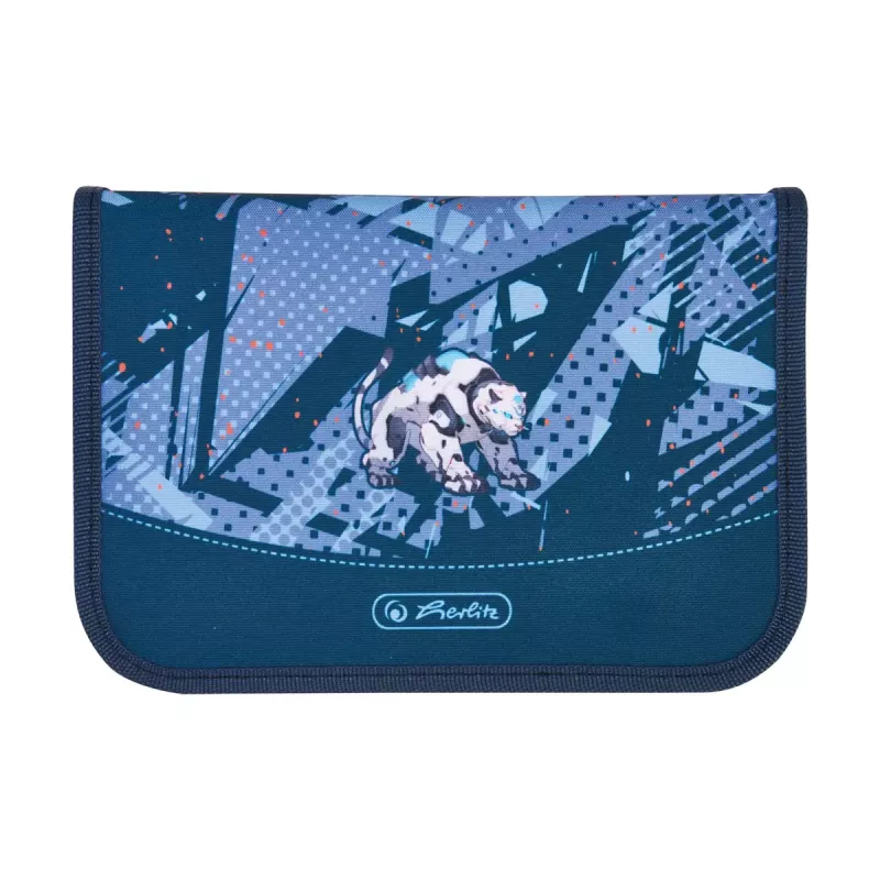 School bag set HERLITZ Loop Plus TechMech for boys — polyester, includes school bag, sport bag, pencil case, pencil pouch