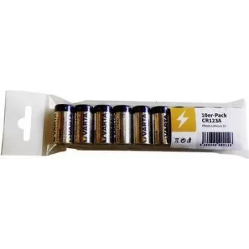 Bateria Varta CR123A litowa 3 V, wysokość 34,5 mm, średnica 17 mm, 16 g (blister)