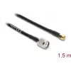 Kabel koncentryczny antenowy DELOCK wtyk TNC na wtyk SMA RG-58 C/U 1,5 m