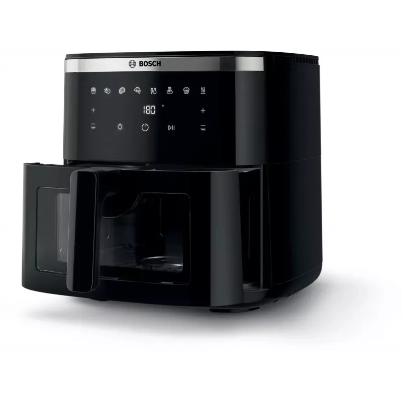 Bosch Serie 6 MAFS2671B frytkownica Pojedyncza 7,2 l Wolnostojący 1800 W Frytkownica powietrzna Czarny