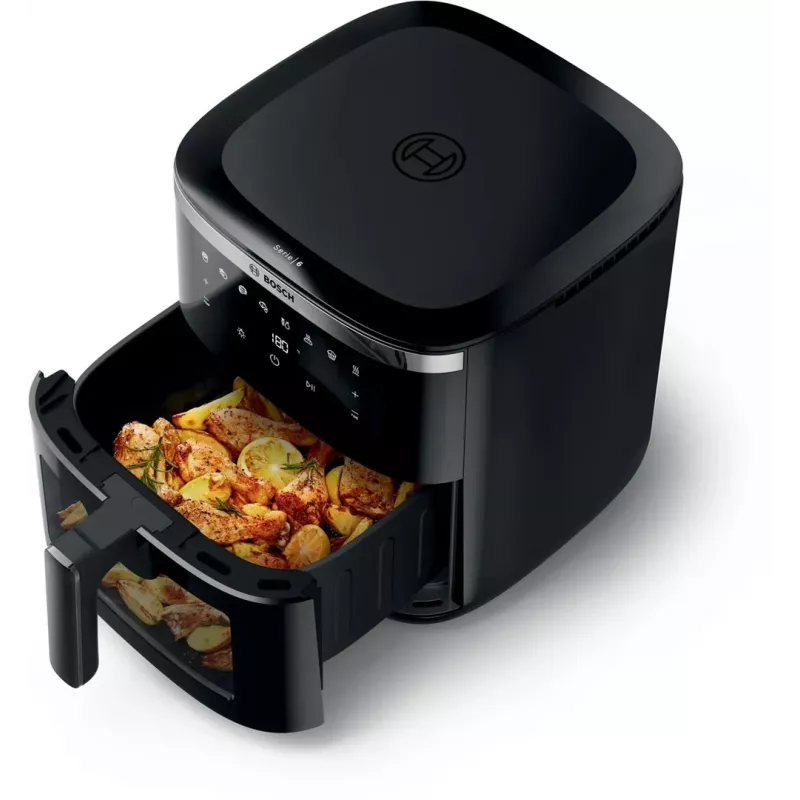 Bosch Serie 6 MAFS2671B frytkownica Pojedyncza 7,2 l Wolnostojący 1800 W Frytkownica powietrzna Czarny