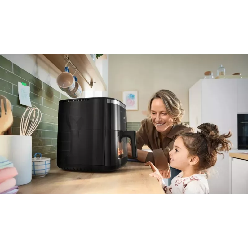 Bosch Serie 6 MAFS2671B frytkownica Pojedyncza 7,2 l Wolnostojący 1800 W Frytkownica powietrzna Czarny