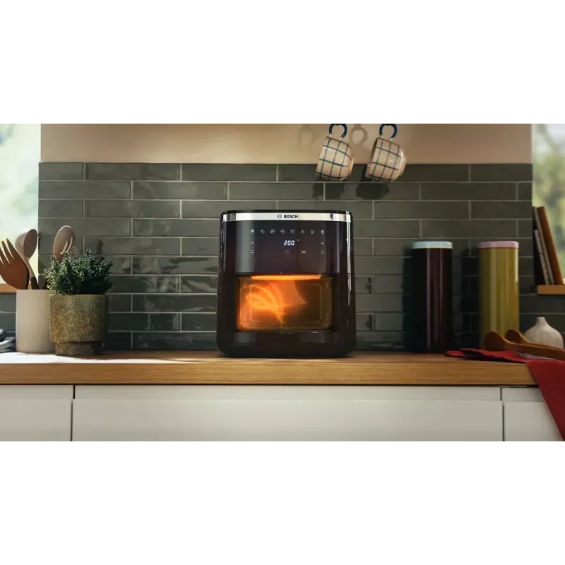 Bosch Serie 6 MAFS2671B frytkownica Pojedyncza 7,2 l Wolnostojący 1800 W Frytkownica powietrzna Czarny
