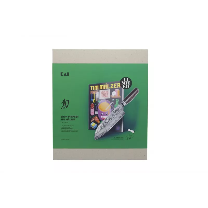 Kai Shun Premier Tim Maelzer Santoku Nóż + Książka