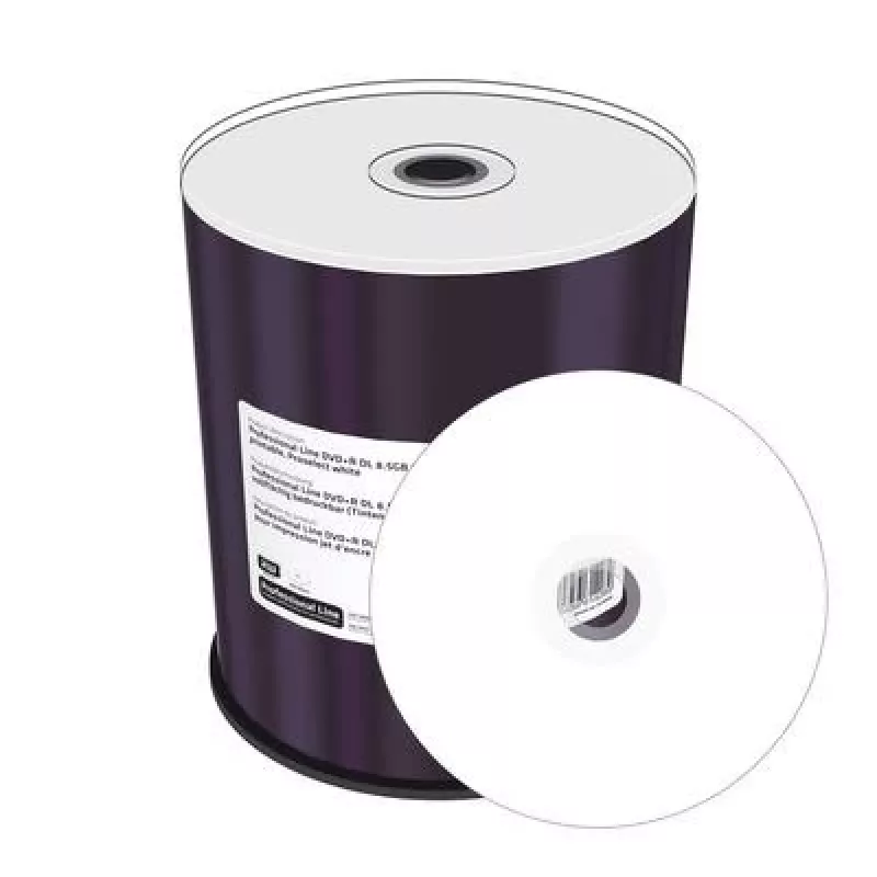 MediaRange DVD+R 8.5GB 100 szt. 8x biały pełny nadruk pudełko