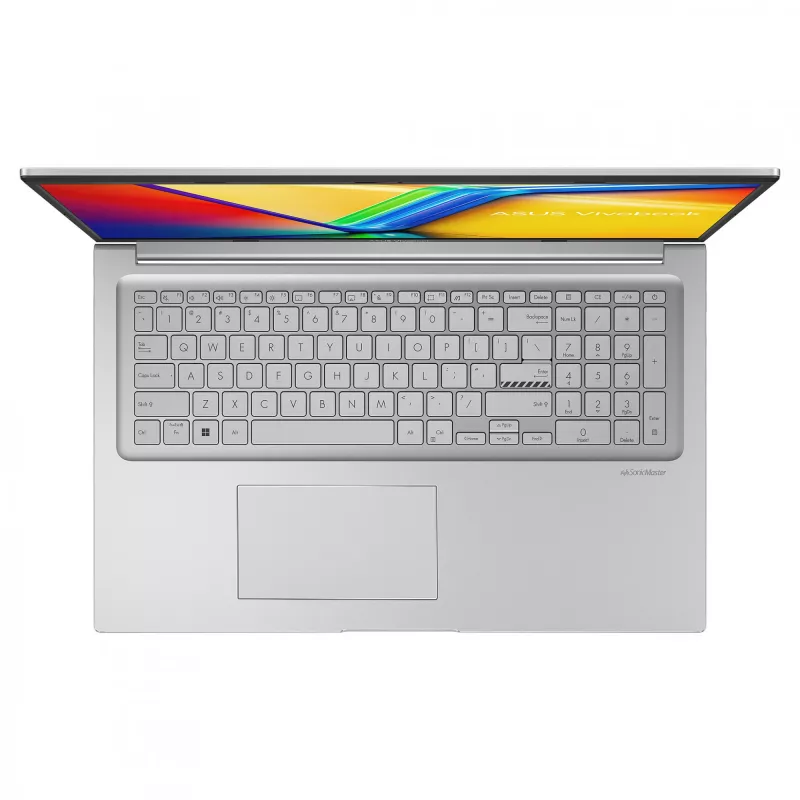 ASUS Vivobook 17 X1704VA-AU918W Laptop, 17,3 cala Full HD, Intel Core 7 150U, 16 GB RAM, 1 TB SSD, Windows 11 Home, Srebrny