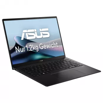 ASUS Zenbook 14 OLED UM3406GA-QD032W Laptop, AMD Ryzen AI 7 445, 14 cali WUXGA, 32GB RAM, 1TB SSD, Windows 11 Home, Czarny