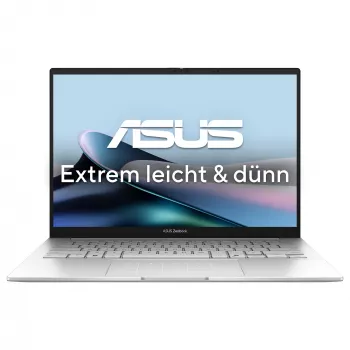 ASUS Zenbook 14 OLED UX3405CA-ST775X Laptop, Intel Core Ultra 9 285H, 32 GB RAM, 1 TB SSD, 14 cali WQXGA+, Windows 11 Pro, Srebrny