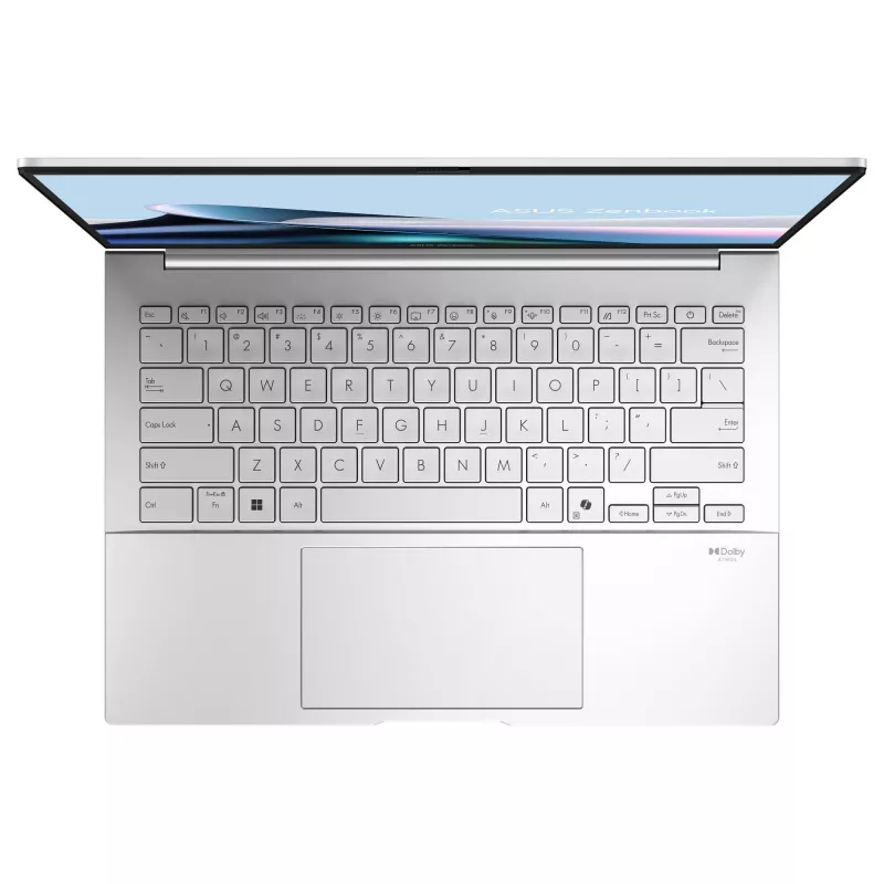 ASUS Zenbook 14 OLED UX3405CA-ST775X Laptop, Intel Core Ultra 9 285H, 32 GB RAM, 1 TB SSD, 14 cali WQXGA+, Windows 11 Pro, Srebrny