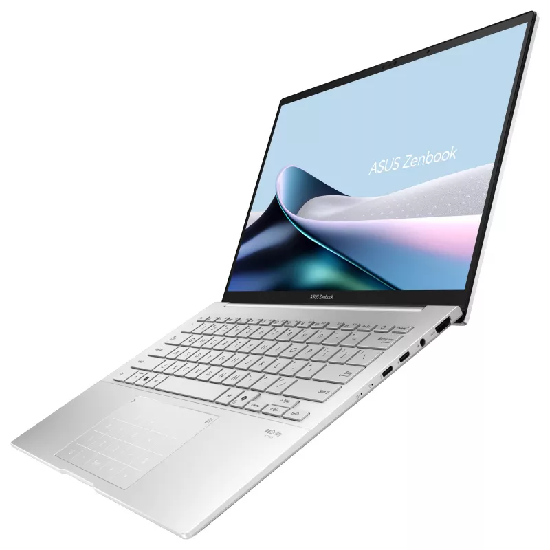 ASUS Zenbook 14 OLED UX3405CA-ST775X Laptop, Intel Core Ultra 9 285H, 32 GB RAM, 1 TB SSD, 14 cali WQXGA+, Windows 11 Pro, Srebrny