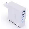 Verico MOJO GaN 140W wieloportowa szybka ładowarka USB-C i USB-A do laptopów, smartfonów i tabletów, biała