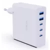 Verico MOJO GaN 140W wieloportowa szybka ładowarka USB-C i USB-A do laptopów, smartfonów i tabletów, biała