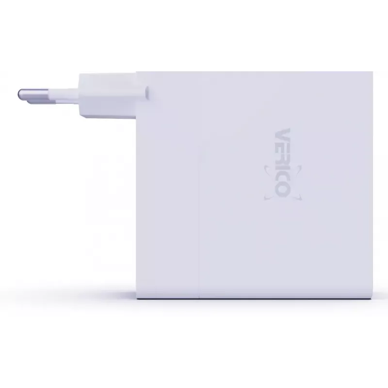 Verico MOJO GaN 140W wieloportowa szybka ładowarka USB-C i USB-A do laptopów, smartfonów i tabletów, biała