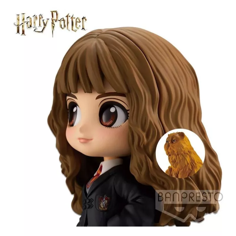 Figurka kolekcjonerska Banpresto Q Posket Hermiona Granger z Krzywołapem