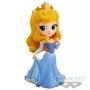 Figurka kolekcjonerska Bandai Q Posket Disney Princess Aurora niebieski — stylizowana figurka winylowa, dekoracyjna ekspozycja