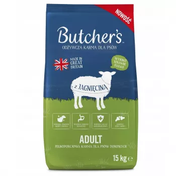 Sucha karma dla psa butchers Oryginalny — przepis z jagnięciną, worek 15 kg
