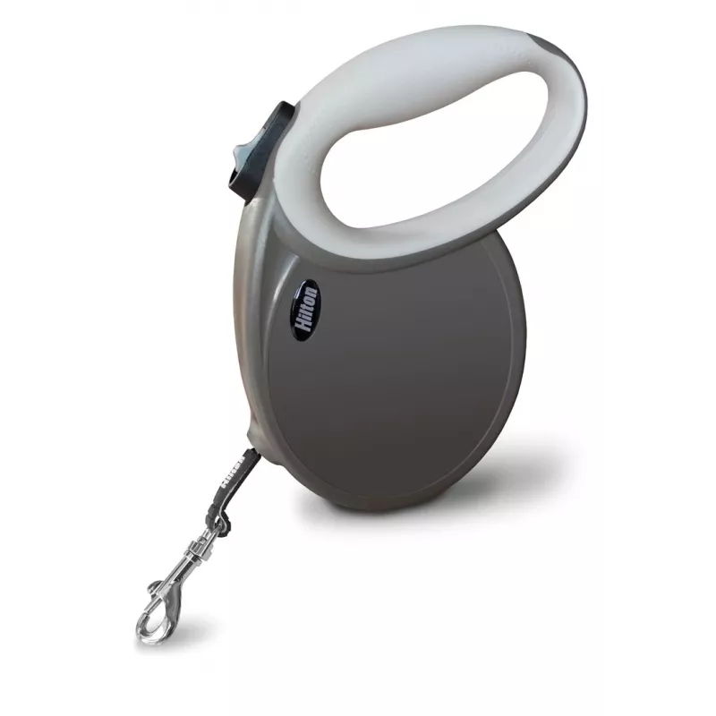 Automatyczna smycz taśmowa Hilton Smart Dog Tape XL 7 m dla psów do 40 kg – brązowo-beżowa