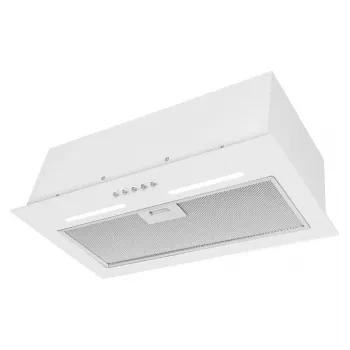Okap kuchenny podszafkowy MPM MPM-45-OW-06/W — 450 mm, 645 m³/h, 3 prędkości, aluminiowy filtr przeciwtłuszczowy, biały