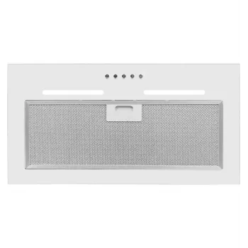 Okap kuchenny podszafkowy MPM MPM-45-OW-06/W — 450 mm, 645 m³/h, 3 prędkości, aluminiowy filtr przeciwtłuszczowy, biały