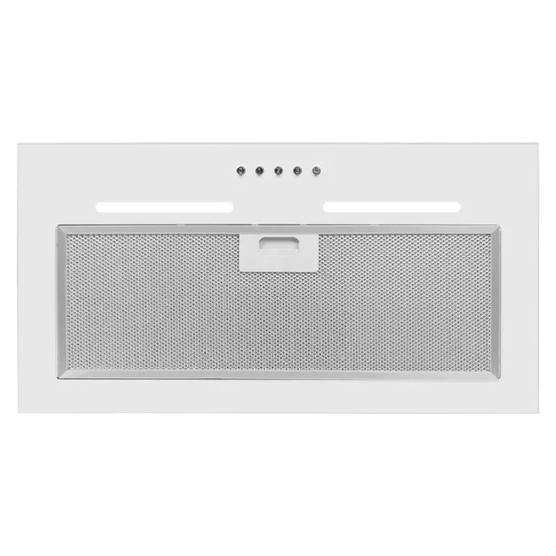 Okap kuchenny podszafkowy MPM MPM-45-OW-06/W — 450 mm, 645 m³/h, 3 prędkości, aluminiowy filtr przeciwtłuszczowy, biały