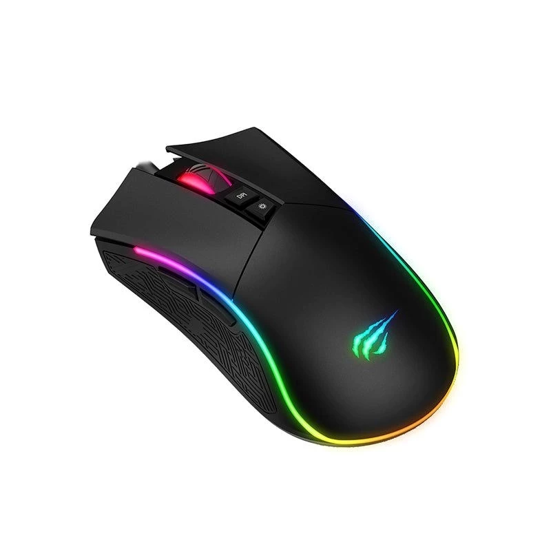 Mysz gamingowa HAVIT MS1001S V2 optyczna przewodowa czarno-szara