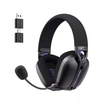 Gaming Headset HAVIT Fuxi-H3 Plus — przewodowe słuchawki stereo z mikrofonem (czarne)