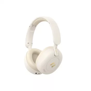 Słuchawki nauszne Bluetooth HAVIT H655BT PRO — Bezprzewodowe słuchawki, beżowe, audio Bluetooth