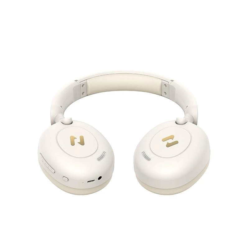 Słuchawki nauszne Bluetooth HAVIT H655BT PRO — Bezprzewodowe słuchawki, beżowe, audio Bluetooth