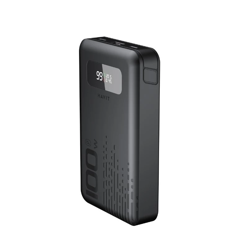 Przenośny powerbank HAVIT PB5212 20000mAh — zewnętrzna bateria o dużej pojemności (czarny)