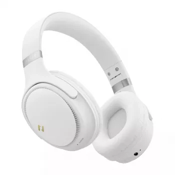 HAVIT H630BT PRO Bezprzewodowy zestaw słuchawkowy douszny biały — zestaw słuchawkowy Bluetooth do rozmów, muzyki, sportu, na co dzień