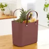 Kosz na pranie i pojemnik Rotho Multibag Albula Style 25 L, Iron czerwony