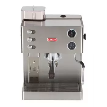 Lelit Kate PL82T, Ekspres do kawy, 2,5 l, ziarna kawy, kawa mielona, Wbudowany młynek, 1200 W, Stal nierdzewna